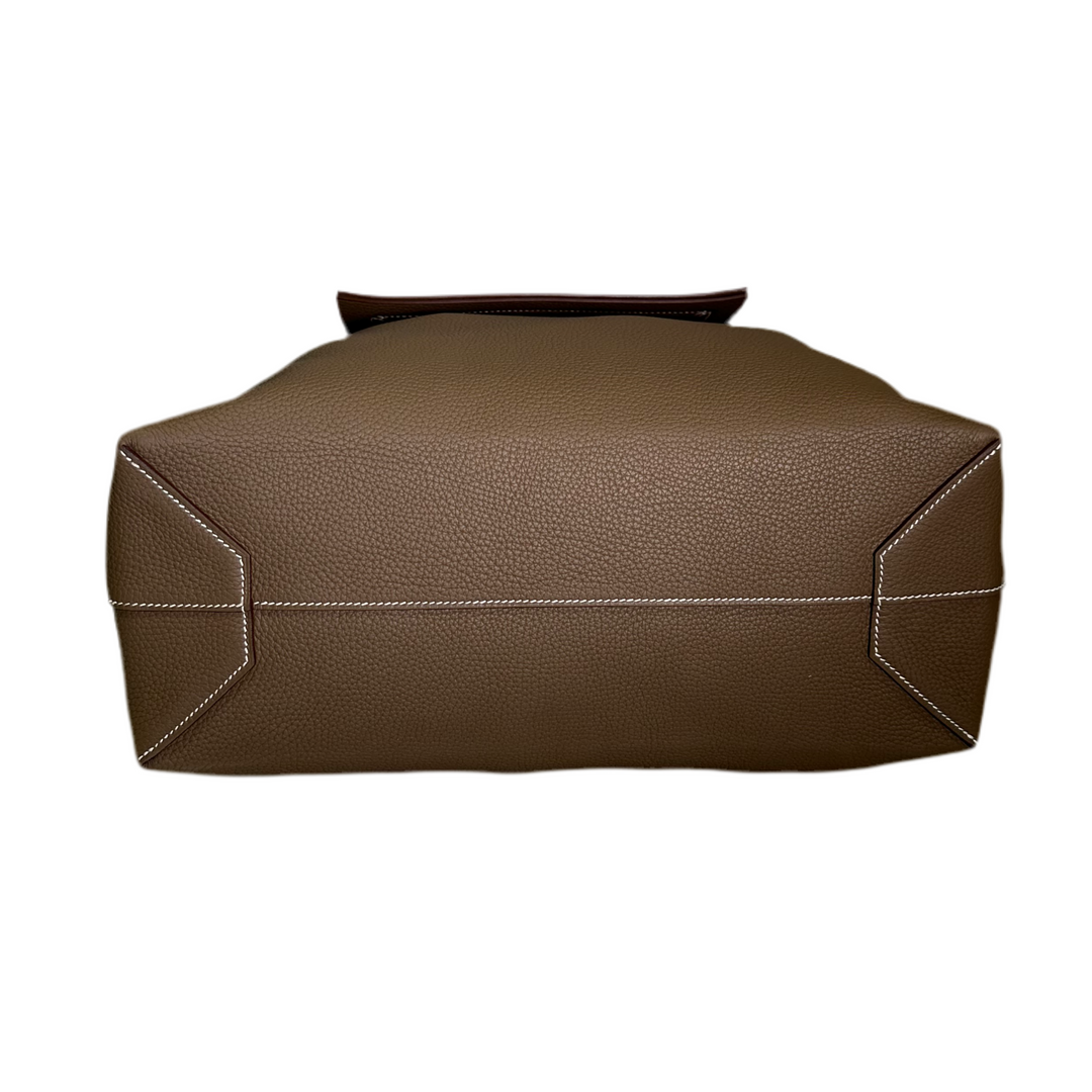 Hermes Tasche Cabasserie Tote 46 Etoup Leder Clemence Etoupe