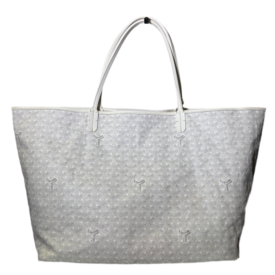 Goyard Shopper Large Rue St Honore Weiß Silber mit Pochette ewa lagan secondhand frankfurt