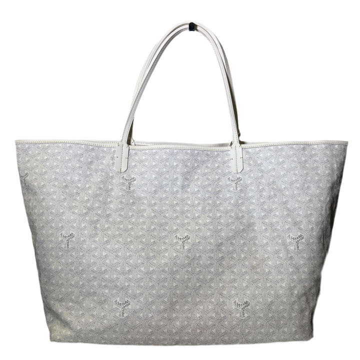 Goyard Shopper Large Rue St Honore Weiß Silber mit Pochette ewa lagan secondhand frankfurt