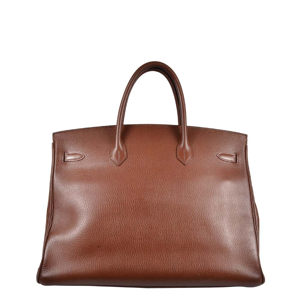 Hermes Birkin 40 V.G.A. Leder Braun Hardware Gold