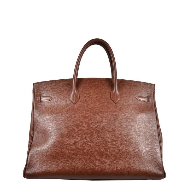 Hermes Birkin 40 V.G.A. Leder Braun Hardware Gold