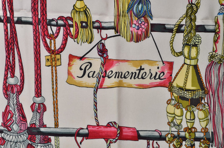 Hermes Carre Seidentuch Passementerie silk cloth