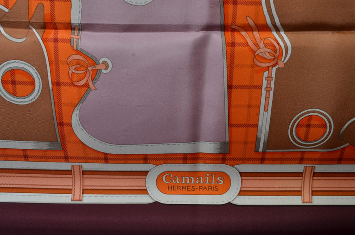 Hermes Carre Seidentuch Camails Silk Seide Soie