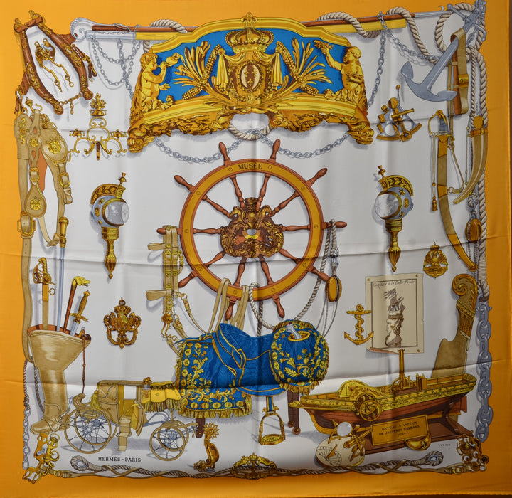 Hermes Carre Seidentuch Muse Silk Seide Soie