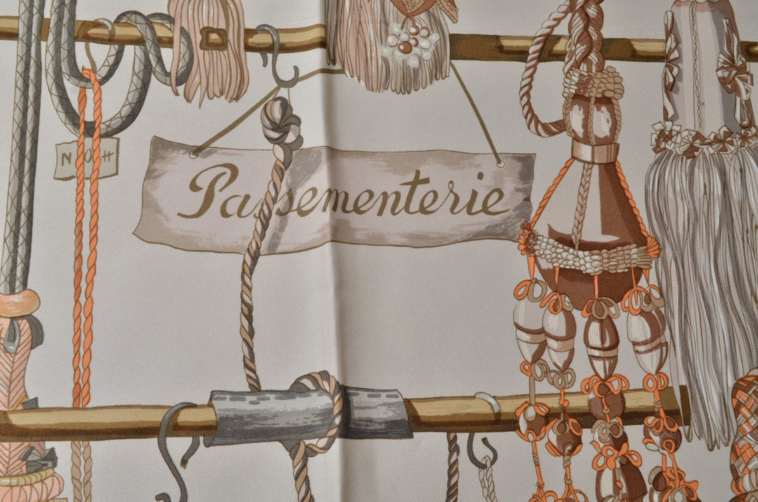 Hermes Carre Seidentuch Passementerie Carre Silk Seide Soie