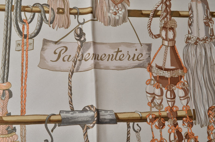 Hermes Carre Seidentuch Passementerie Carre Silk Seide Soie