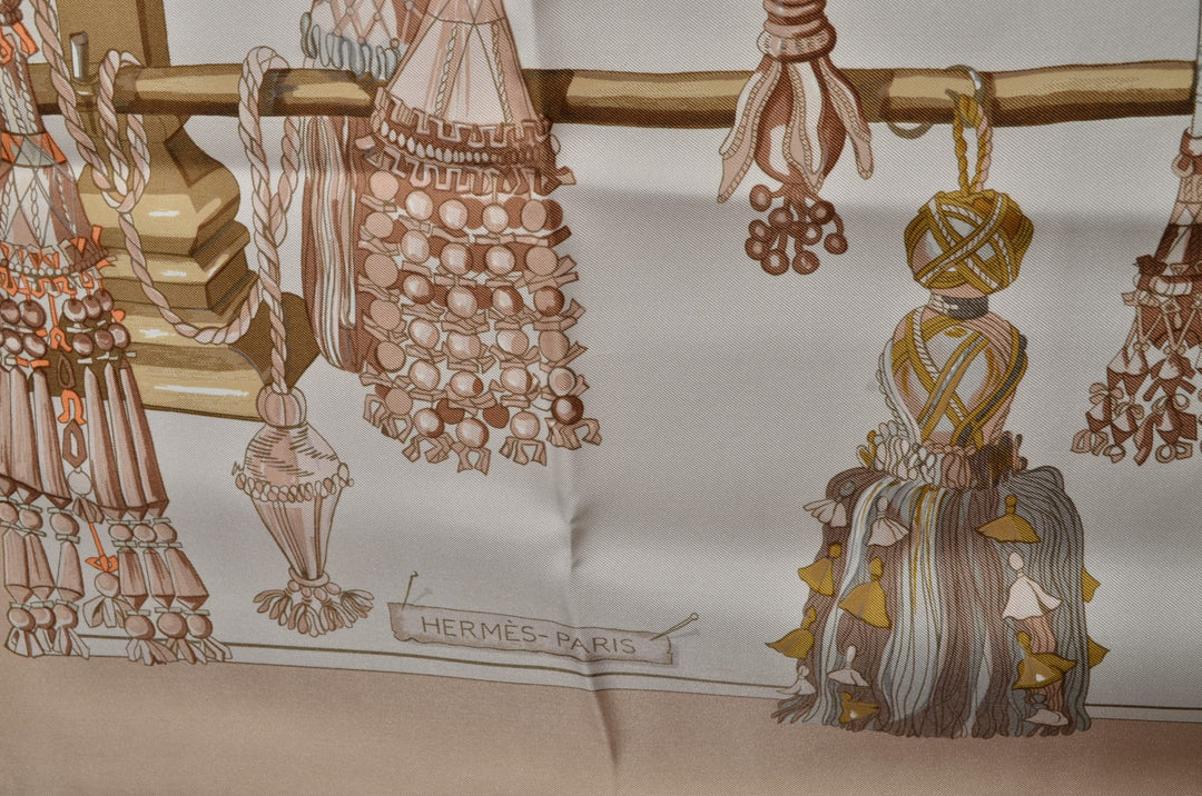 Hermes Carre Seidentuch Passementerie Carre Silk Seide Soie
