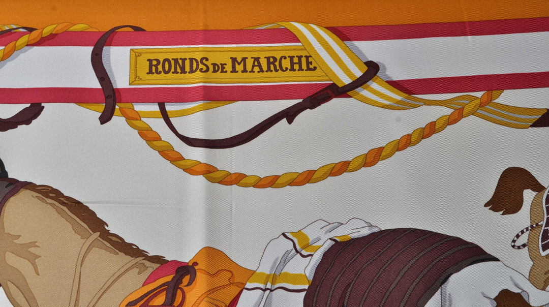 Hermes Seidentuch Carre Rondes de MarcheSilk Seide Soie