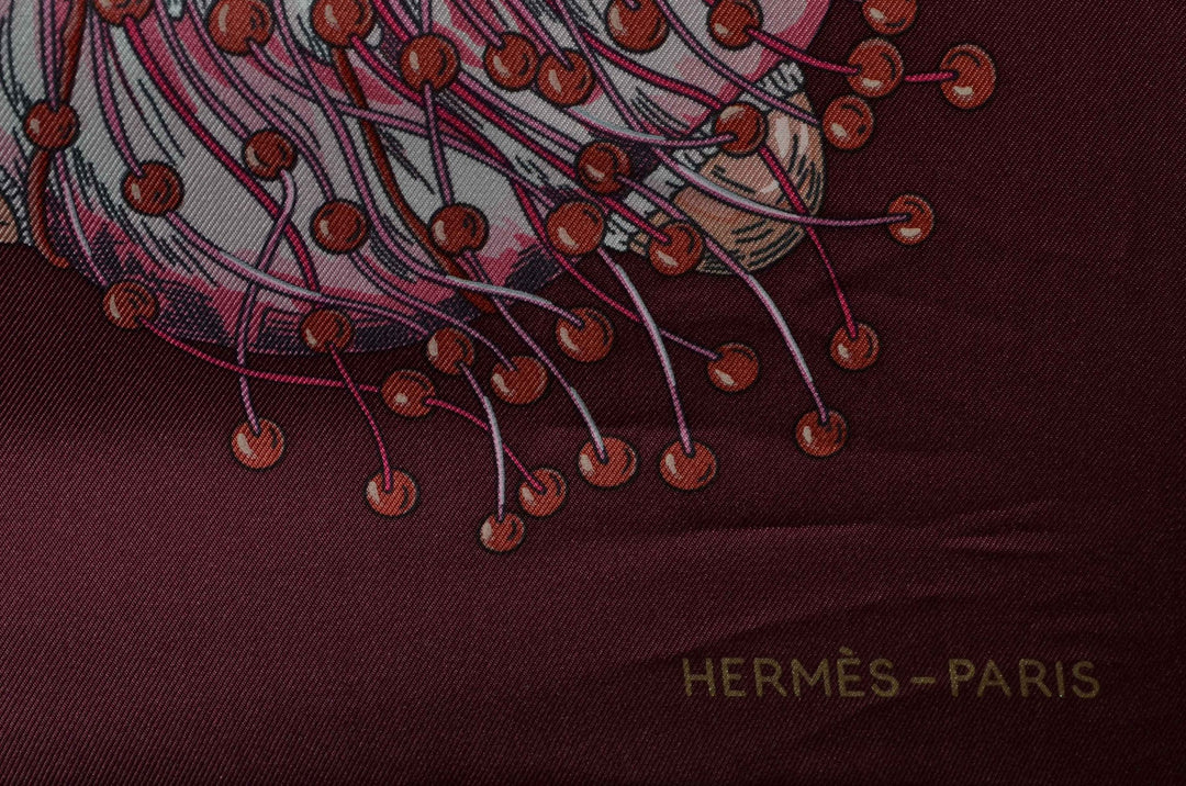 Hermes Carre Seidentuch Bracelets de Lumiere Berry