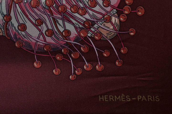 Hermes Carre Seidentuch Bracelets de Lumiere Berry