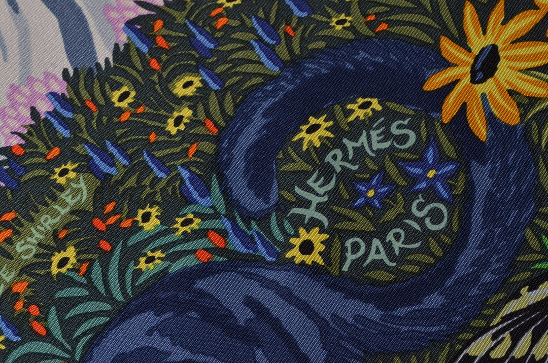 Hermes Carre Seidentuch into the canadian world silk cloth