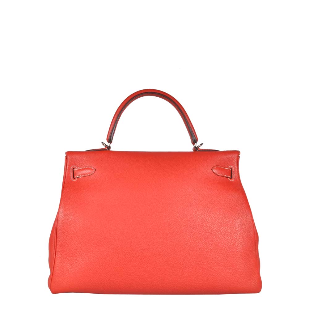 Hermes Kelly 35 Retourne Togo Rose Jaipur Palladium