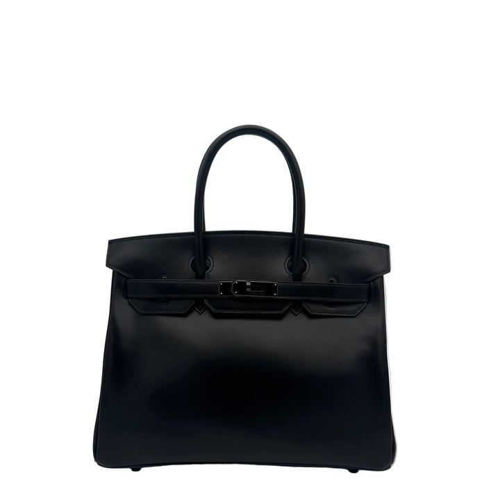 Hermes Birkin 30 SoBlack Box Leder Hardware Black Ewa lagan secondhand Frankfurt 