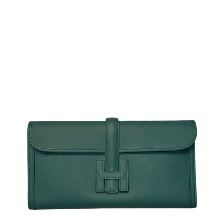 Hermes Clutch Jige Elan 29 Swift Vert Vertigo ewa lagan secondhand frankfurt