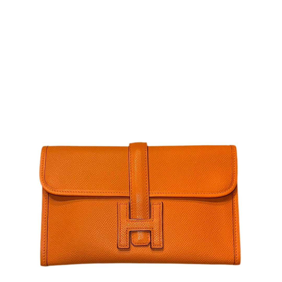 Hermes Clutch Jige Mini 20 Leder Epsom Orange ewa lagan secondhand frankfurt