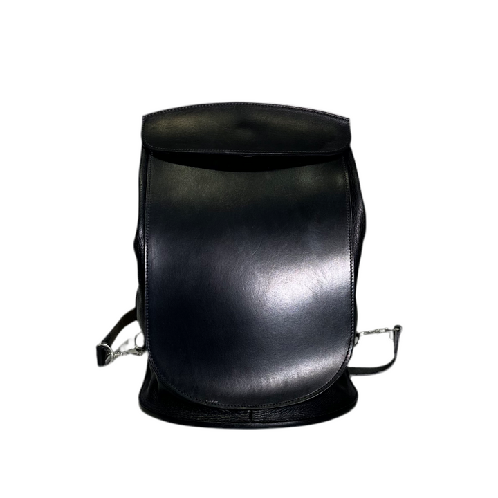 Hermes Rucksack PM Sacocher Box Leder Schwarz Hardware Palladium ewa lagan secondhand frankfurt 