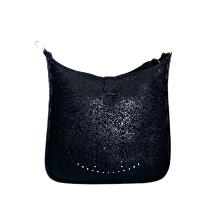 Hermes Tasche Evelyne 33 Clemence Leder Schwarz Hardware Palladium ewa lagan secondhand