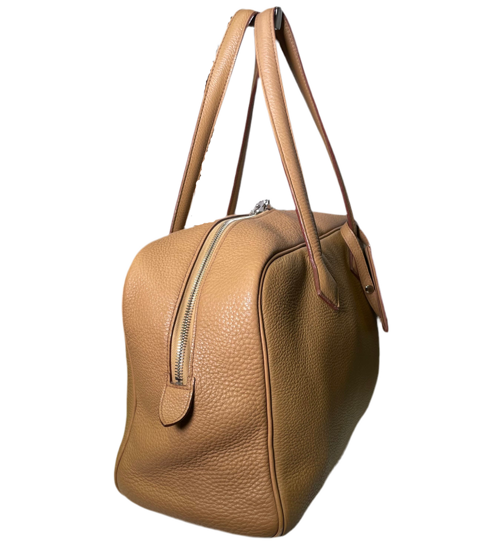 Hermes Victoria 36 Clemence Alezane Hardware Palladium Seite ewa lagan secondhand frankfurt