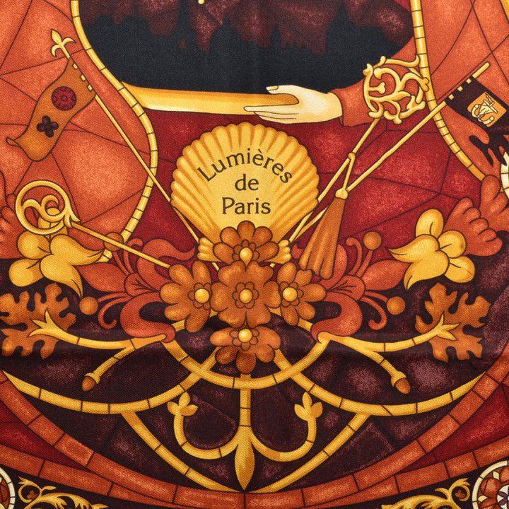 Hermes Carre Lumieres 90x90 Silk Seide Soie Seidentuch