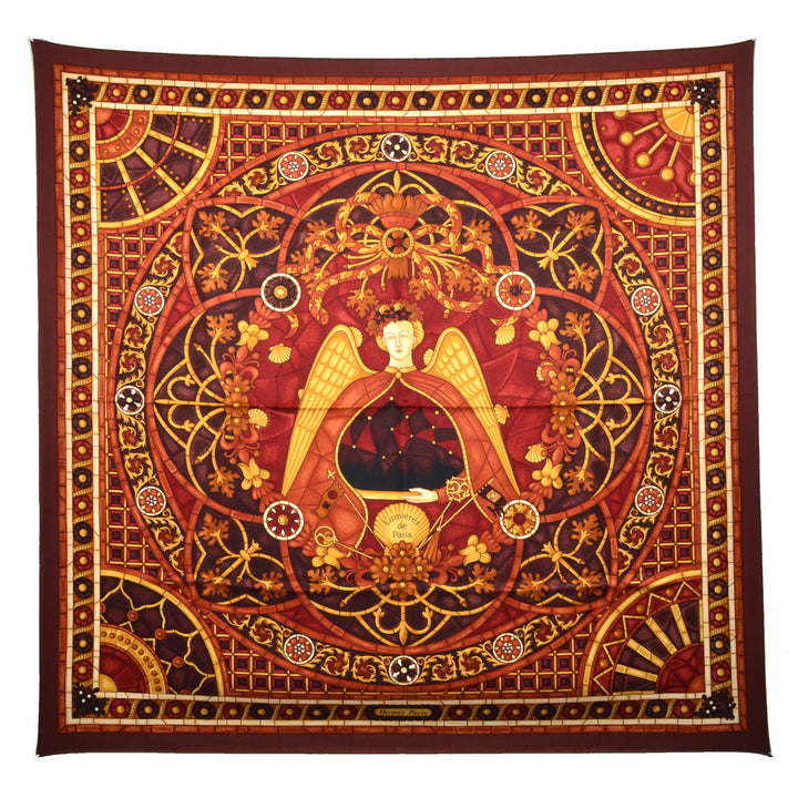 Hermes Carre Lumieres 90x90 Silk Seide Soie Seidentuch