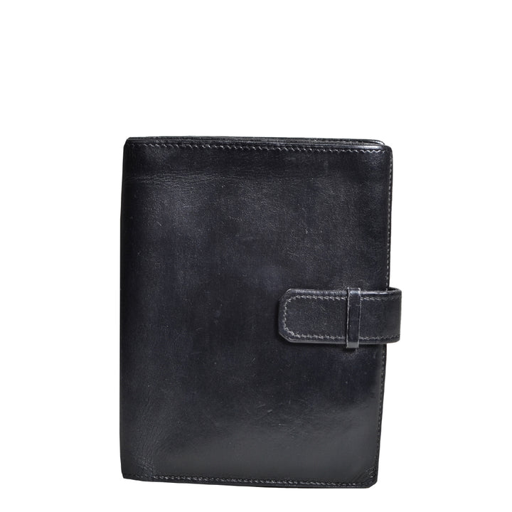 Hermes Unisex Geldbörse Box Leder Black Schwarz