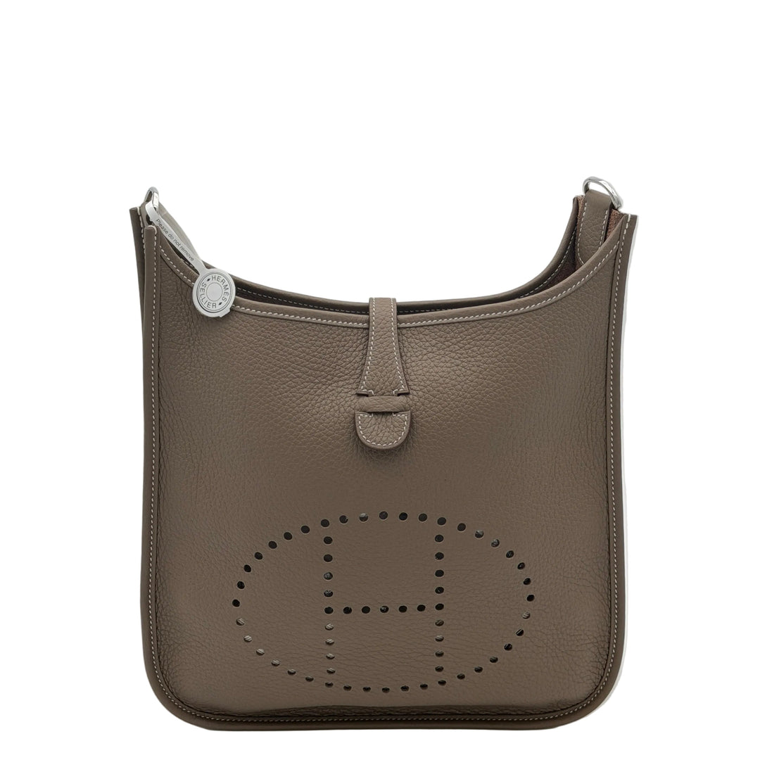 Hermes Tasche Evelyne III 29 Etoupe Clemence Leder HW PLD