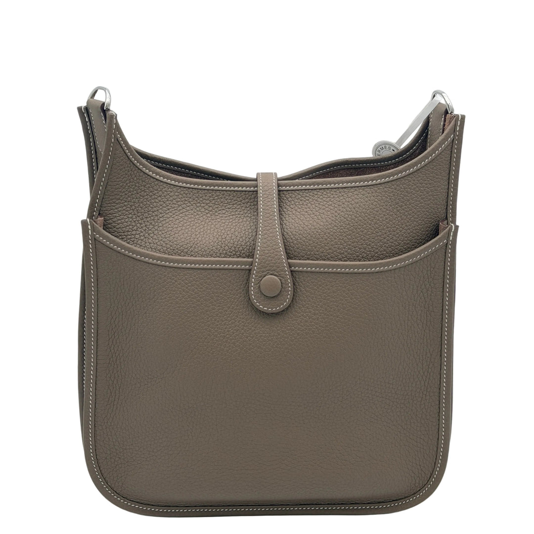 Hermes Tasche Evelyne III 29 Etoupe Clemence Leder HW PLD