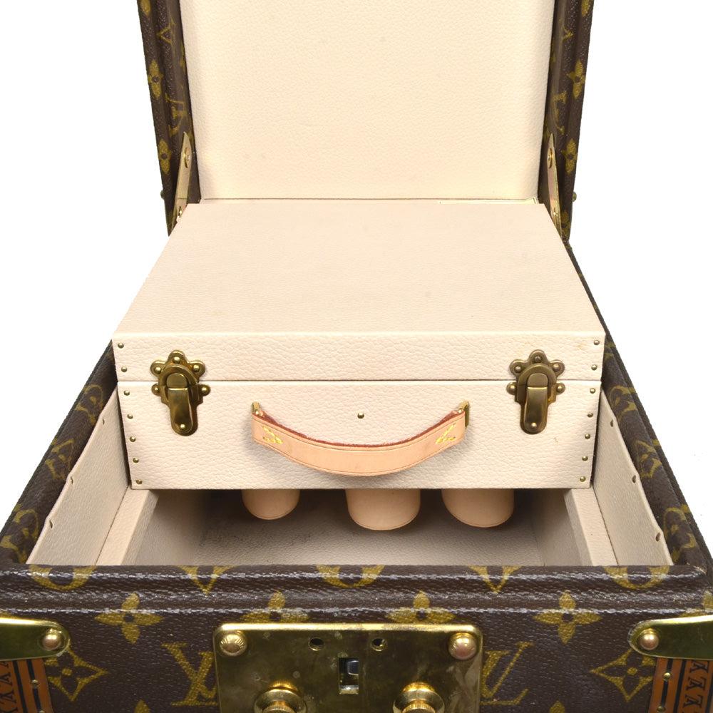 Louis Vuitton Beauty Case Flacon Cosmetic Trunk LV Monogram