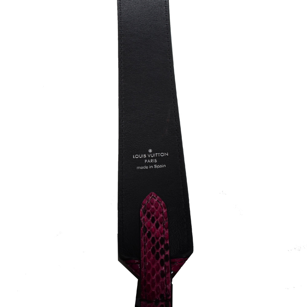Louis Vuitton Schulterriemen aus Python Schlange