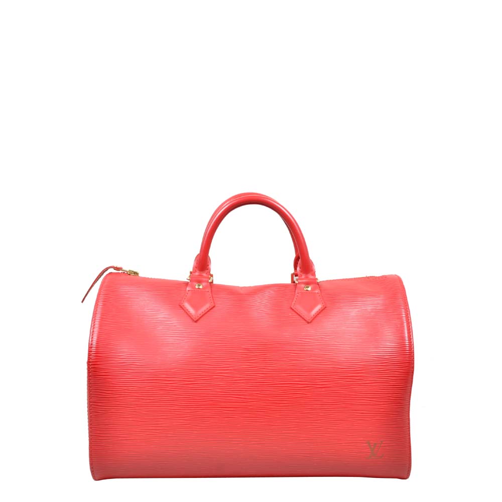 Louis Vuitton Speedy Tasche Bag grün Epi Leder Leather Leder