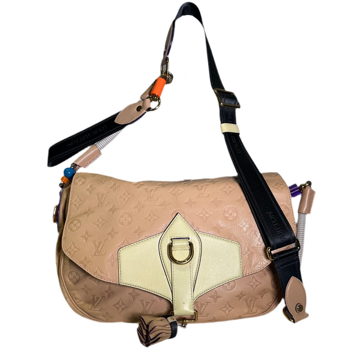 Louis Vuitton Messenger Underground Monogram Leder Creme, Lemon Hardware Gold  ewa lagan secondhand frankfurt