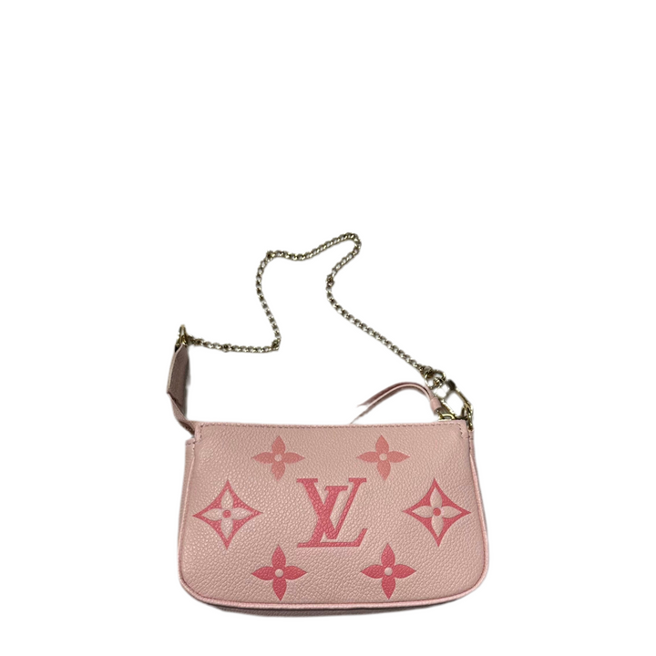 Louis Vuitton Pochette Accesoire Leder Rosa Pink Hardware Gold