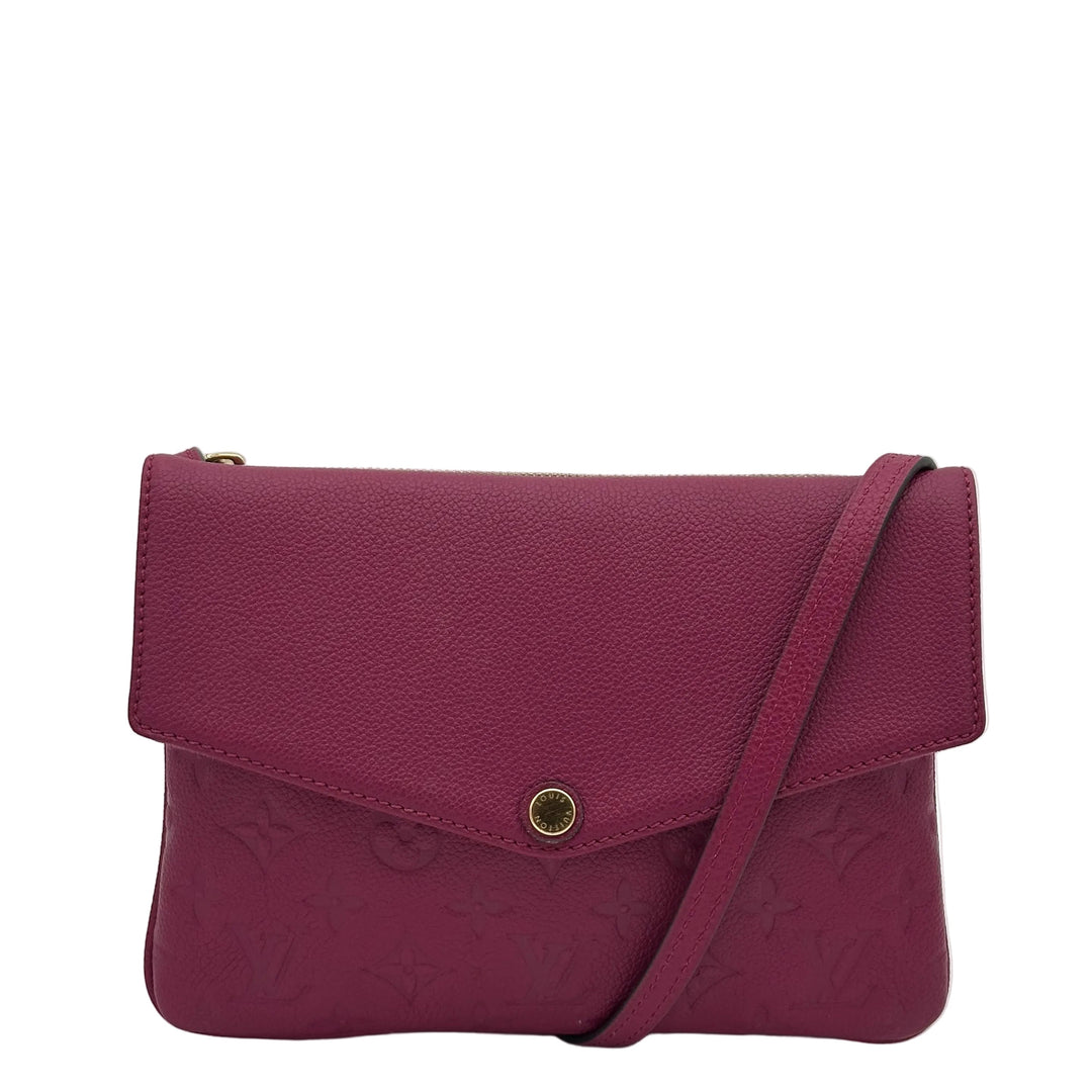 Louis Vuitton Twinset Tasche Leder Monogram Empreinte Pink mit Schultergurt
Ewa lagan secondhand Frankfurt 