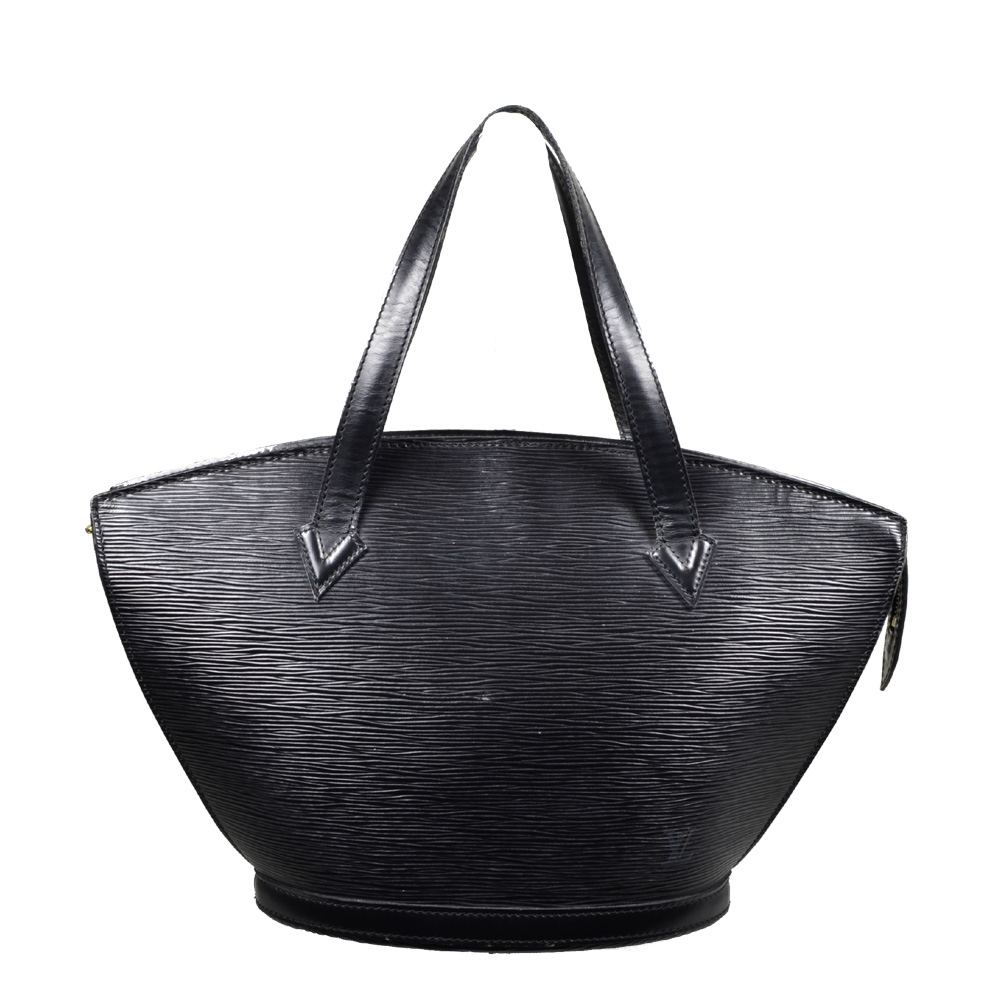 Louis Vuitton Tasche Cluny Epileder schwarz Silber Hardware