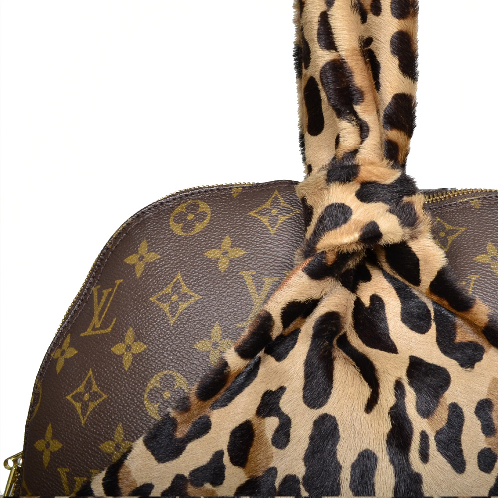 Alaïa x Louis Vuitton Monogram Leopard Alma QJB04W1Y0B009