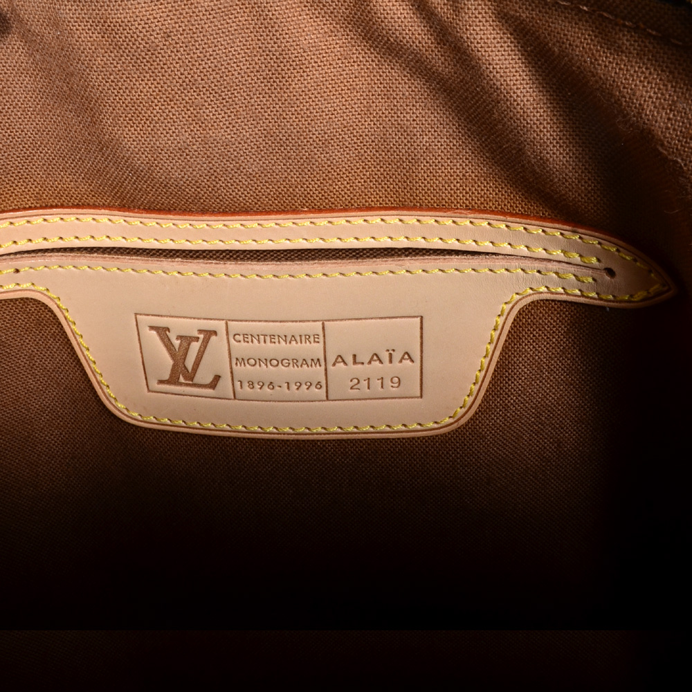 Louis Vuitton x Alaia Anniversary Vintage Alma Monogram and