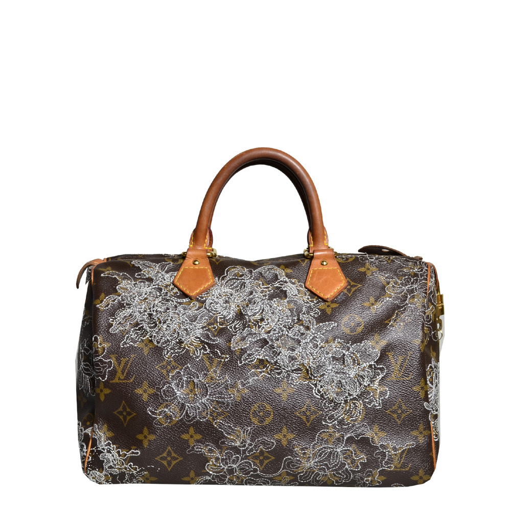 LOUIS VUITTON Limited Edition Monogram Canvas World Tour Speedy Bandouliere  30 Bag Luxury Bags  Wallets on Carousell