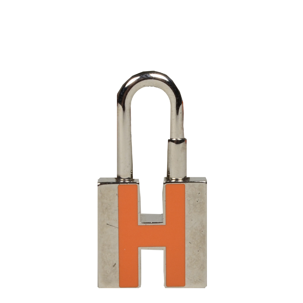 ewa lagan - Hermes Lock H-Cadenas Orange Palladium