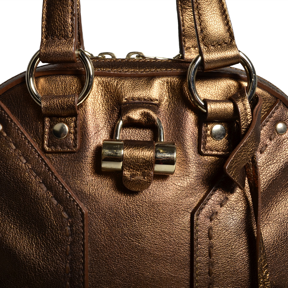 ewa lagan - YSL Yves Saint Laurent Muse Mini Bag Tasche Bronze