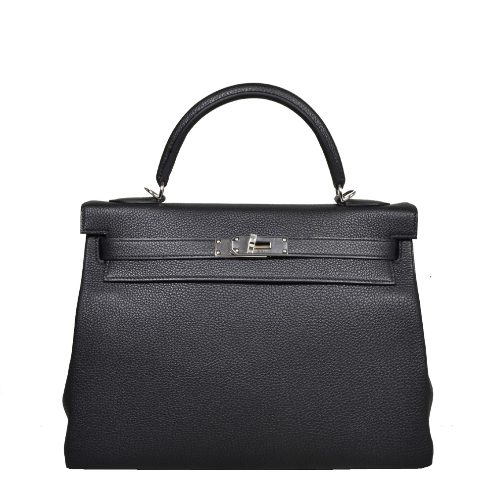 Hermes Birkin 25 Noir Togo Leather Palladium Hardware | Hermes Bags