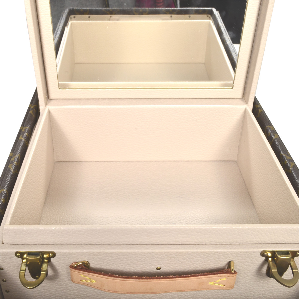 Authenticated Used Louis Vuitton Monogram Bowat Flacon M21828 Makeup Box Case  Trunk 