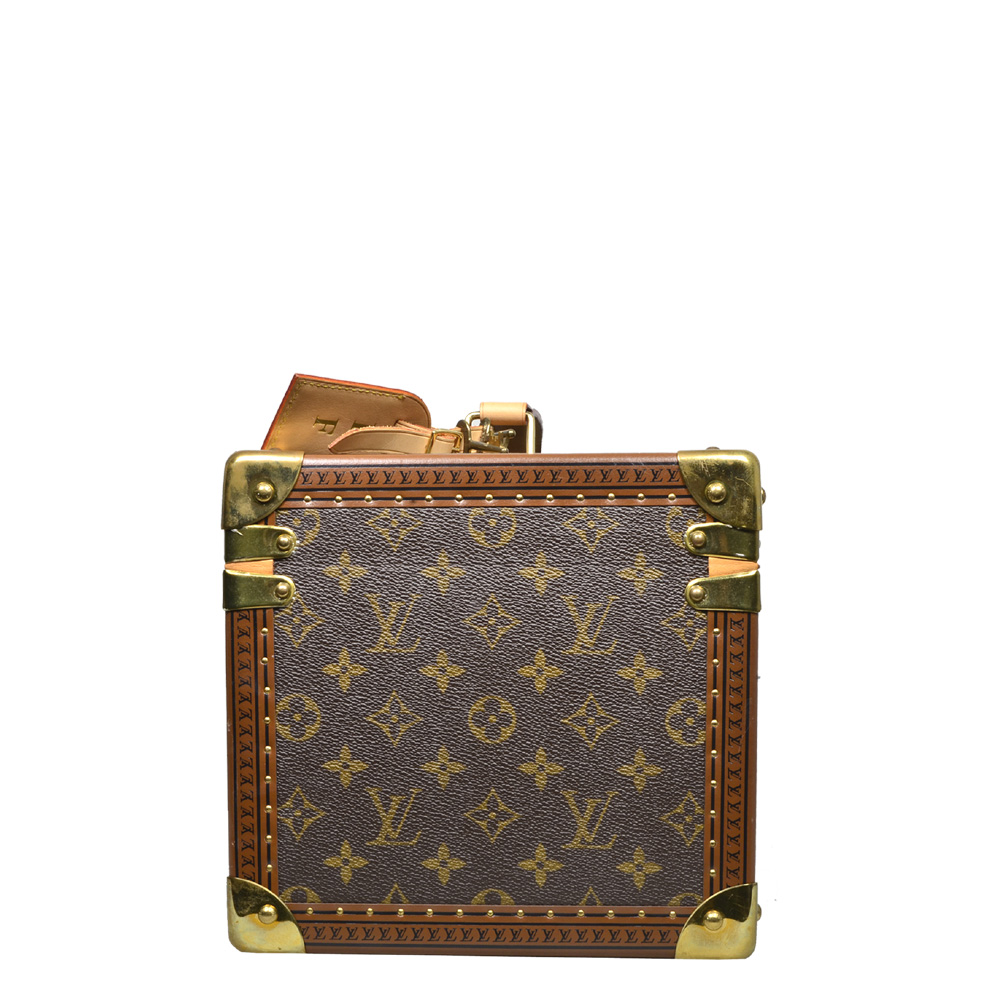 Pre-Owned Louis Vuitton Monogram Bowat Flacon M21828 Makeup Box Case Trunk  (Fair)