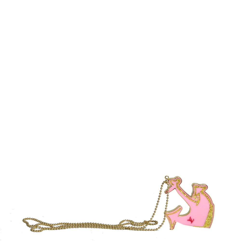 Louis Vuitton necklace marine anchor pink gold3 Kopie