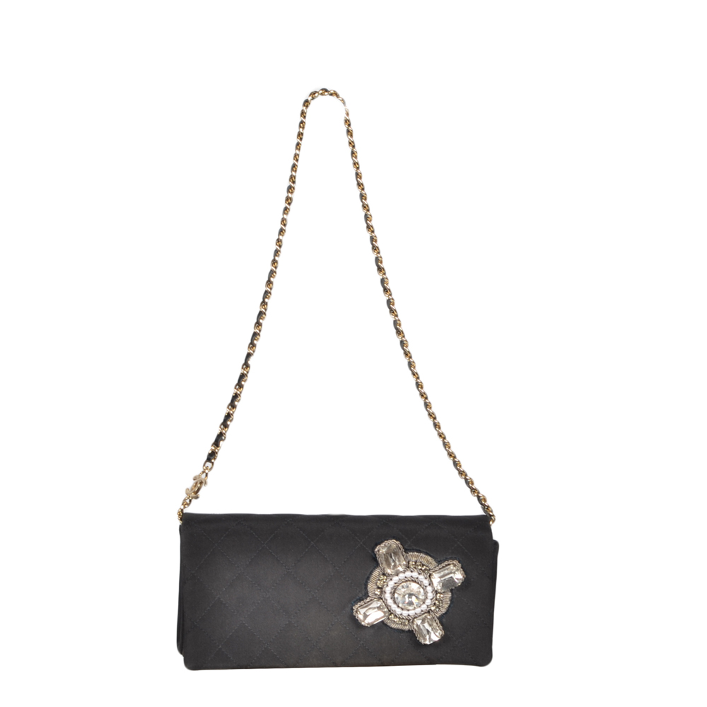 Chanel Tasche Tote Bag Canvas Logo CC Creme black
