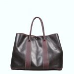 Hermes Garden Party black rubber brown leather ( 49 x 37 x … ) 2