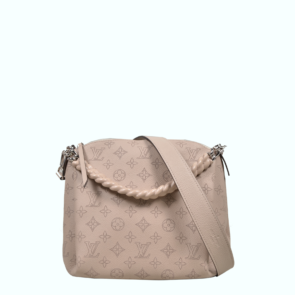ewa lagan - Louis Vuitton Mahina Leather Leder Babylon Chain BB Etoupe Bag Tasche