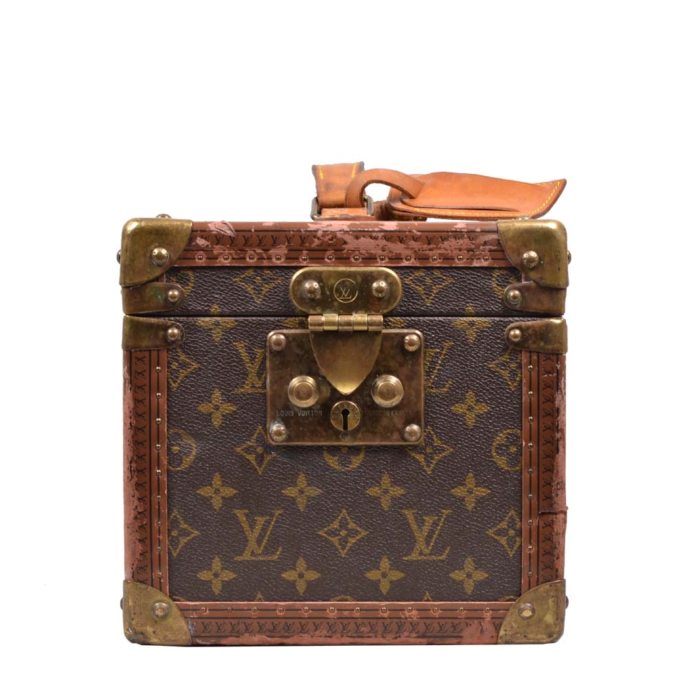 Louis Vuitton Jewellry case LV Monogram Canvas Leder Leather Vintage