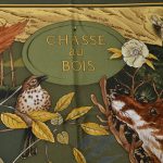 Hermes Carre Seidentuch Silk Seide Soie Chasse au Bois (252)