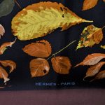 Hermes Carre Seidentuch Silk Seide Soie leaves Blätter 240(99)