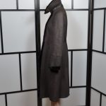 Girgio Armani Mantel coat Lambskin Lammfell 42 brown (6)